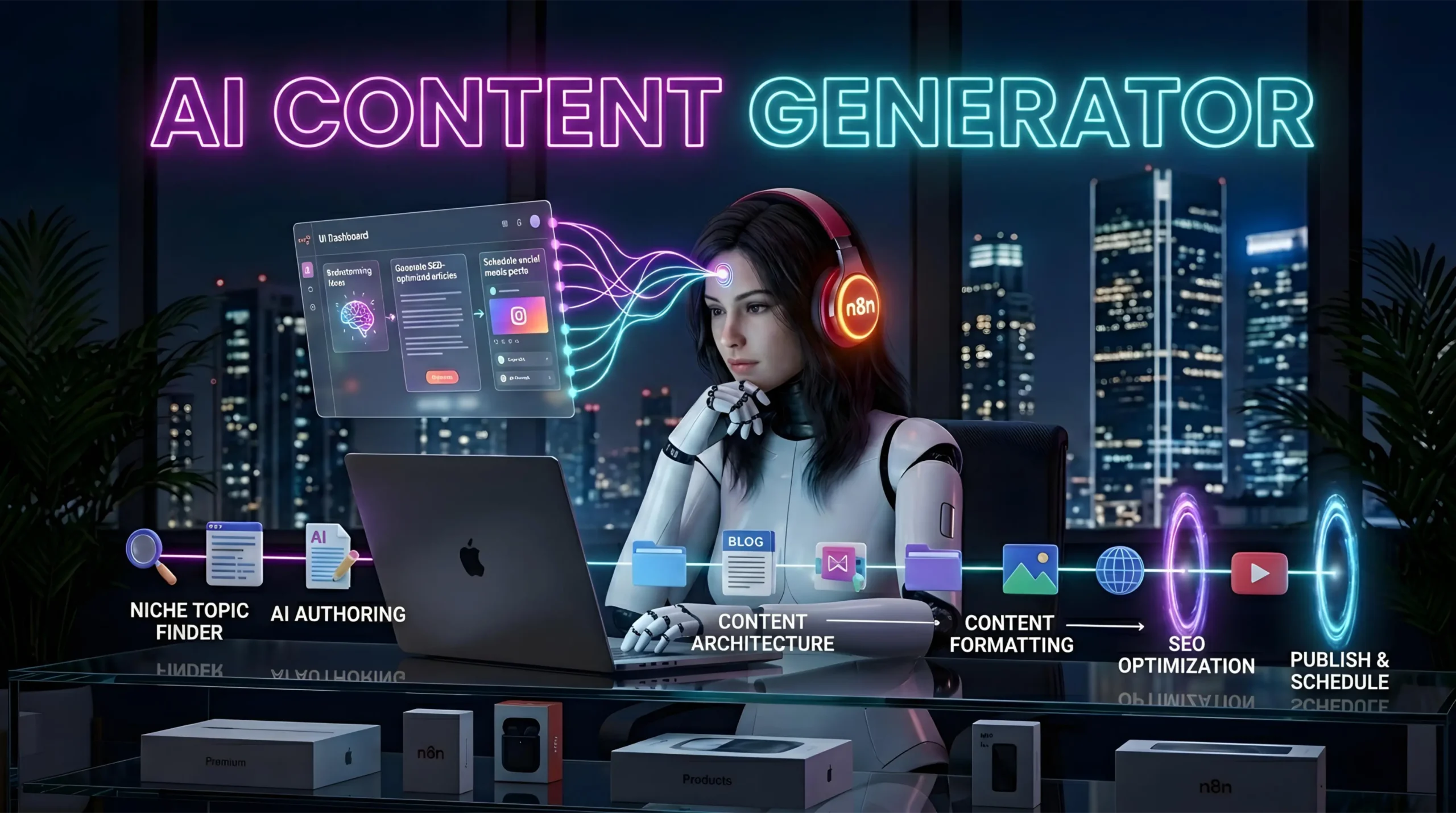 Ai content generator of sorena-it company